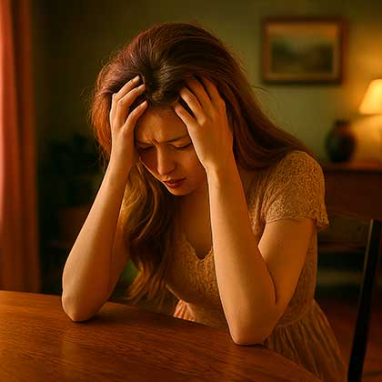 Mujer recibiendo asesoría legal de divorcio